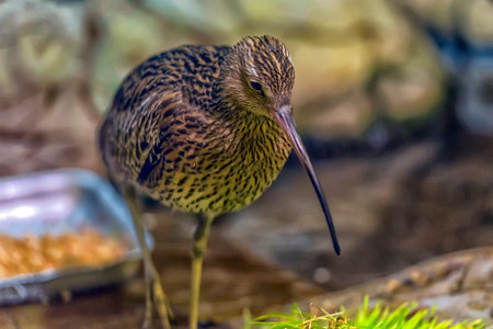 the Great Curlew (Numenius arquata) - a representative of the snipe family (Scolopacidae).
A...