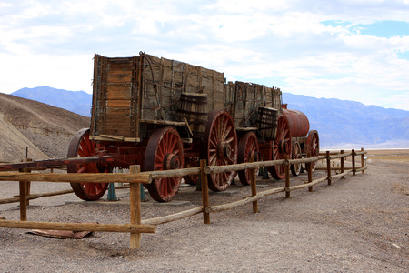 Harmony Borax Works, Death Valley National Park, USAのeditorial素材