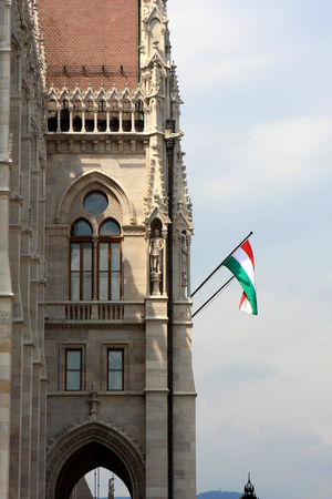 The Hungarian Parliament Building in Budapest, Hungaryのeditorial素材