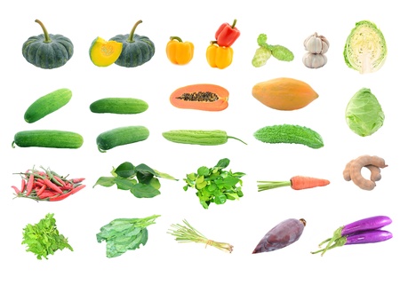 collection of fruit and Vegetablesの写真素材