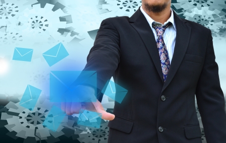 businessman holding businessの写真素材