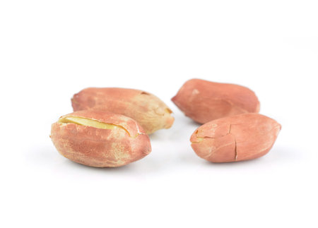 peanuts on white