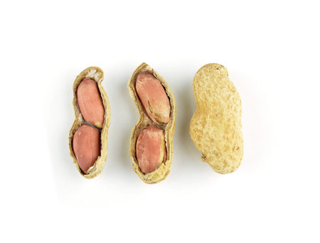 peanuts on white