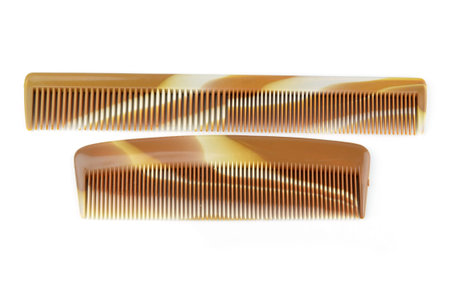 Comb isolated white backgroundの写真素材