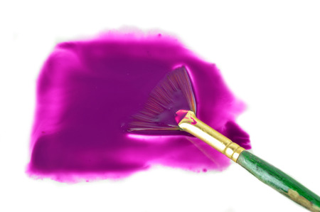 Brush in Purpleの写真素材