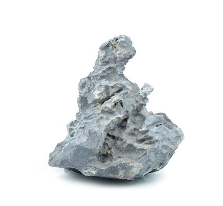 stone isolated on white background.の写真素材