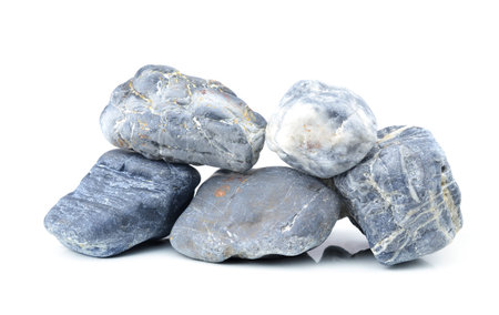 Stones isolated on white background