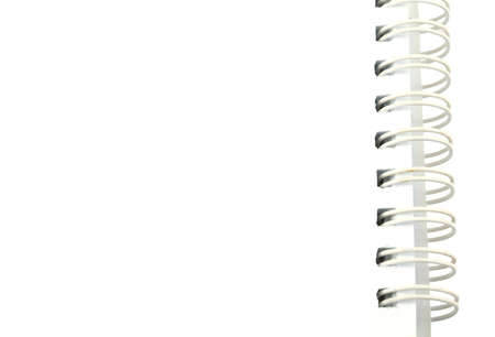 notebook isolated on white backgroundの写真素材