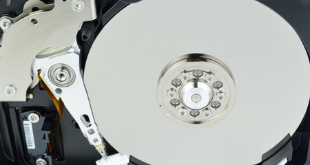 harddisk isolated on white background