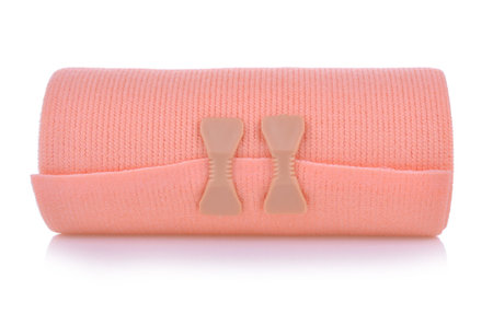 Medical bandage roll isolatedの写真素材