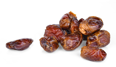 date palm isolated on white backgroundの写真素材