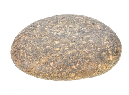 Natural stone isolated on white backgroundの写真素材