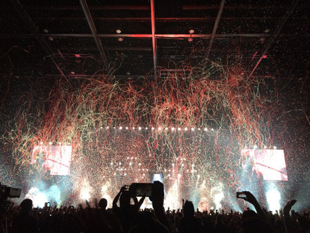 Rock concert in Hong Kong