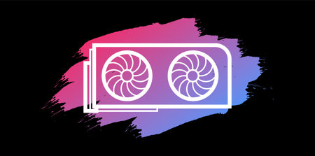 Computer icon flat vector illustration