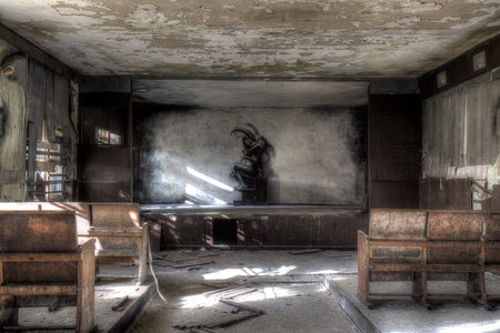 Graffiti on Private Theaterのeditorial素材