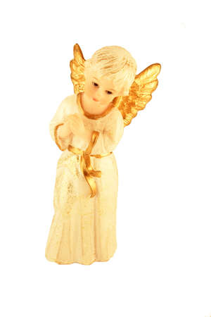 Christmas angel of figurineの写真素材