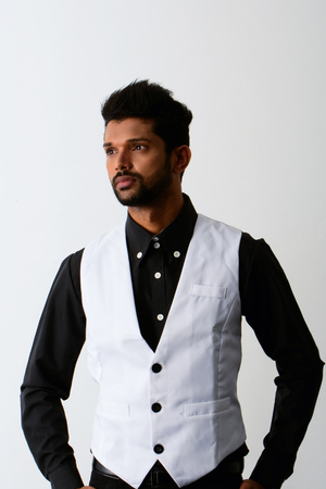 Semi Formal Waistcoat Shirt 13の写真素材