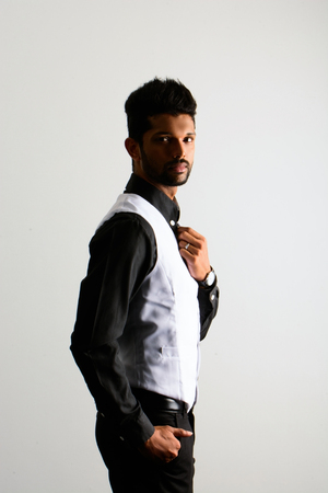 Semi Formal Waistcoat Shirt 8の写真素材