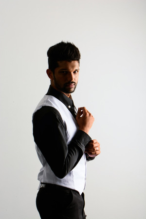 Semi Formal Waistcoat Shirt 6の写真素材