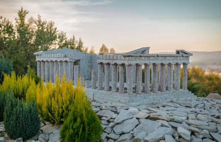 simulation of parathenonの写真素材