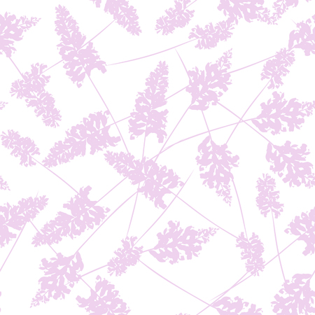 Seamless pattern with sage, Gentle and loving illustration.のイラスト素材