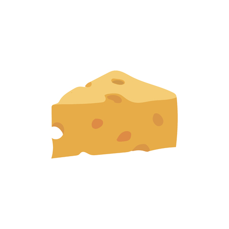 piece of cheese isolatedの写真素材