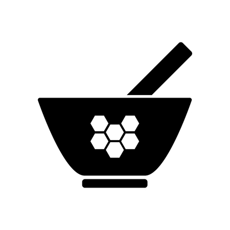 Removing unnecessary hair. waxing depilation. Depilatory wax paste. Epilation and depilation. Skin Care and Health. Black icon flat style. vector illustration.のイラスト素材