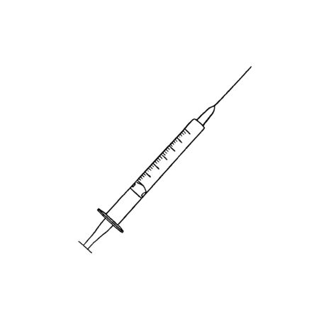 Syringe icon. antlia squirt gun injector medical syringeのイラスト素材