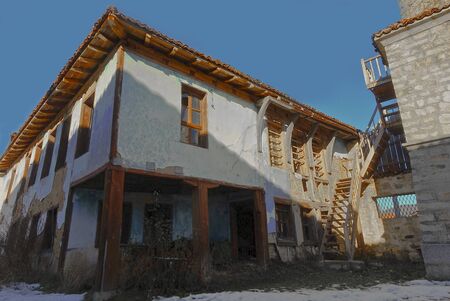 Old house in Bulgaria - Koprivshtuca. It is more than five hundred years, and it's been many rebels.のeditorial素材