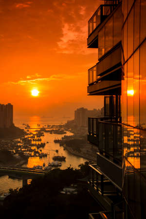 Sunset over the Harbourのeditorial素材