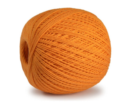 Orange clew isolated on white background.の写真素材