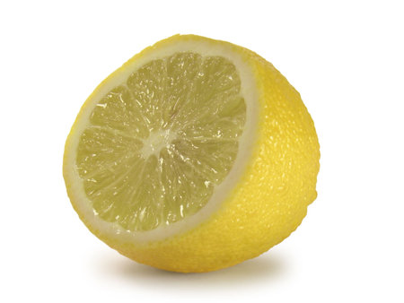 Lemon isolated on white background.の写真素材