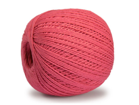 Pink clew isolated on white background.の写真素材