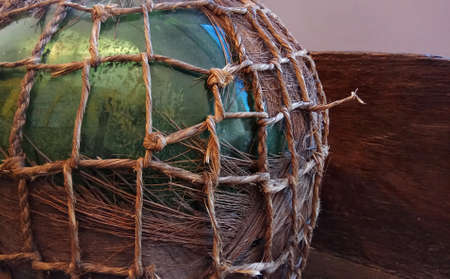 Bottle old strawの写真素材