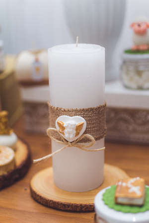 birthday decoration, cookies, sweets, cake, chocolate, cupcake, snacks, flowers, religion conceptの写真素材