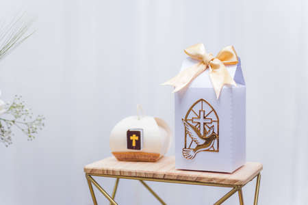 birthday decoration, cookies, sweets, cake, chocolate, cupcake, snacks, flowers, religion conceptの写真素材