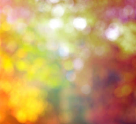 Abstract Blur Background Autumn Trendy Colors with natural Bokeh with sun lightsの写真素材