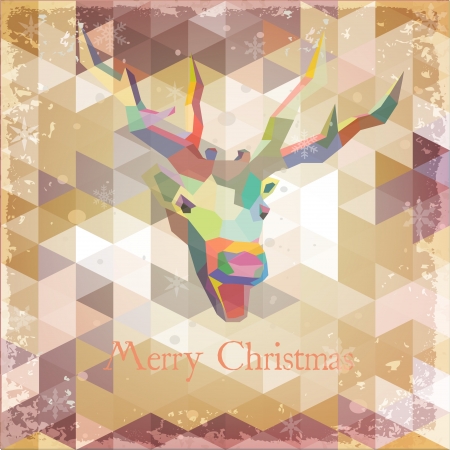  Abstract Holiday Christmas Background Grunge Retro effect のイラスト素材