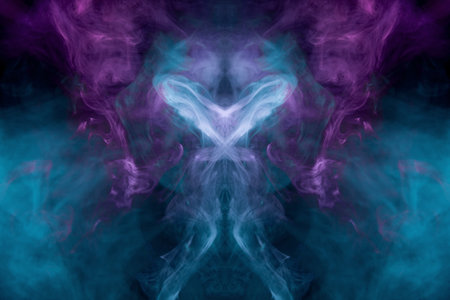 Background consists of fractal multicolor texture and is suitable for use in projects on...