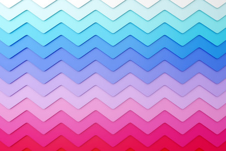 3D illustration of pink, blue and white geometric pattern from a pattern Decorative print, pattern....