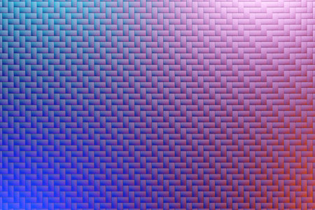 3D illustration of pink and blue geometric pattern from a pattern Decorative print, pattern....