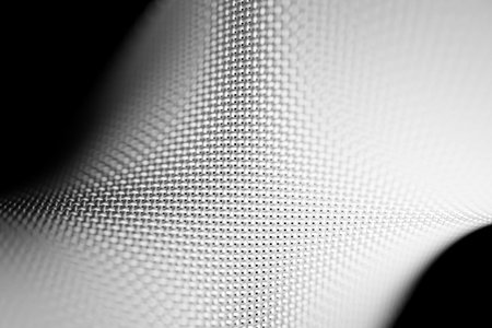 3d illustration of a black and white geometric pattern.