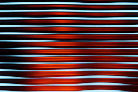 Black and red horizontal stripes, patterns. Modern striped backgrounds. Lines of variable thickness. 3D illustrationの写真素材