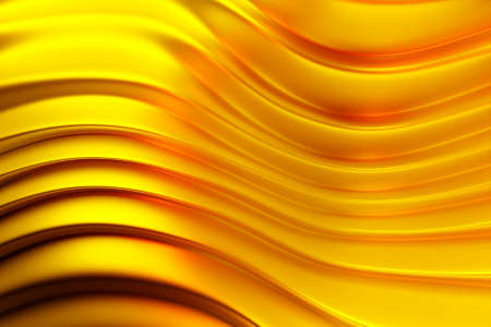 Abstract geometric lines design element. yellow horizontal striped backgroundの写真素材