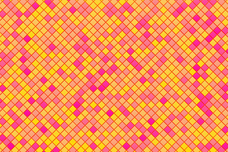 3d illustration of set of colorful squares, pattern. Geometry background