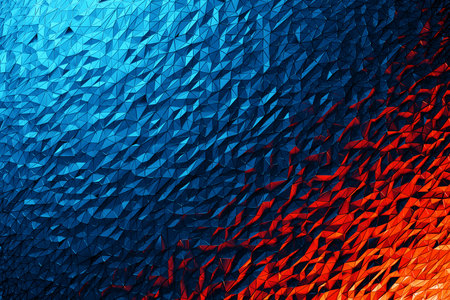 3D rendering. Pattern of triangles of different shapes. Minimalistic pattern of simple shapes,...