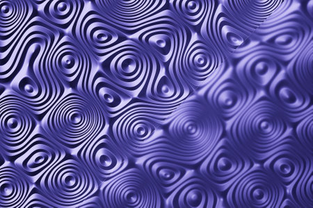3d illustration purple pattern in geometric ornamental style. Abstract geometric background, texture . Pattern Floor Mosaicの写真素材