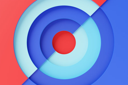 Colorful abstract wallpaper consisting of bright colored circles. color wheel. Fun, bright, cheerful...