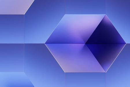 Geometric composition with different shapes. Dynamic set of realistic tori, rings, tubes. Modern...