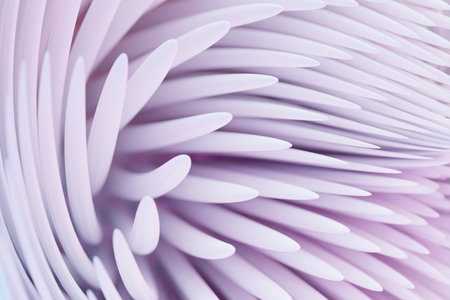 3d illustration, close-up of a pink hairy swim